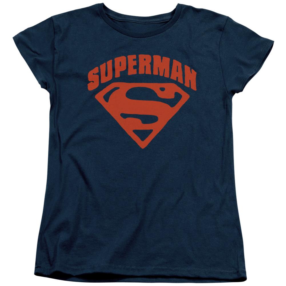 Superman Super Shield Women's 18/1 Cotton SS T