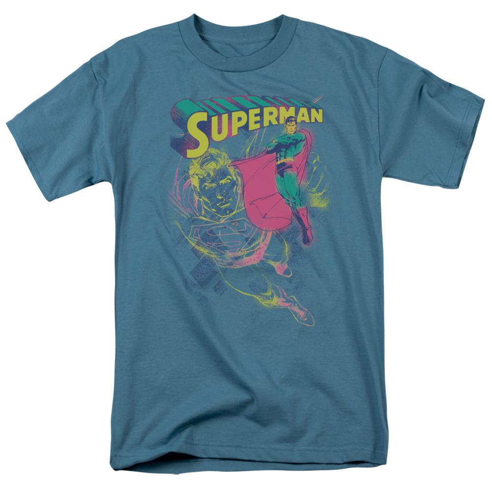 Superman Super Spray Men's 18/1 Cotton SS T