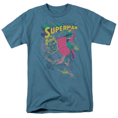 Superman Super Spray Men's 18/1 Cotton SS T