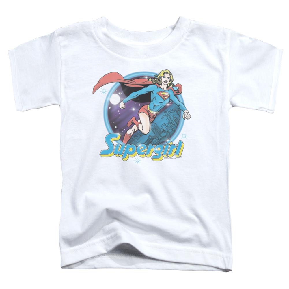 Superman Supergirl Airbrush Toddler 18/1 Cotton SS T