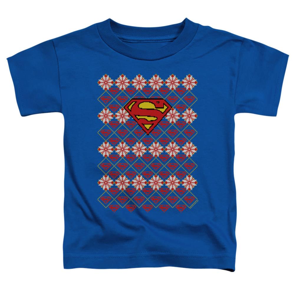 Superman Superman Christmas Sweater Toddler 18/1 Cotton SS T
