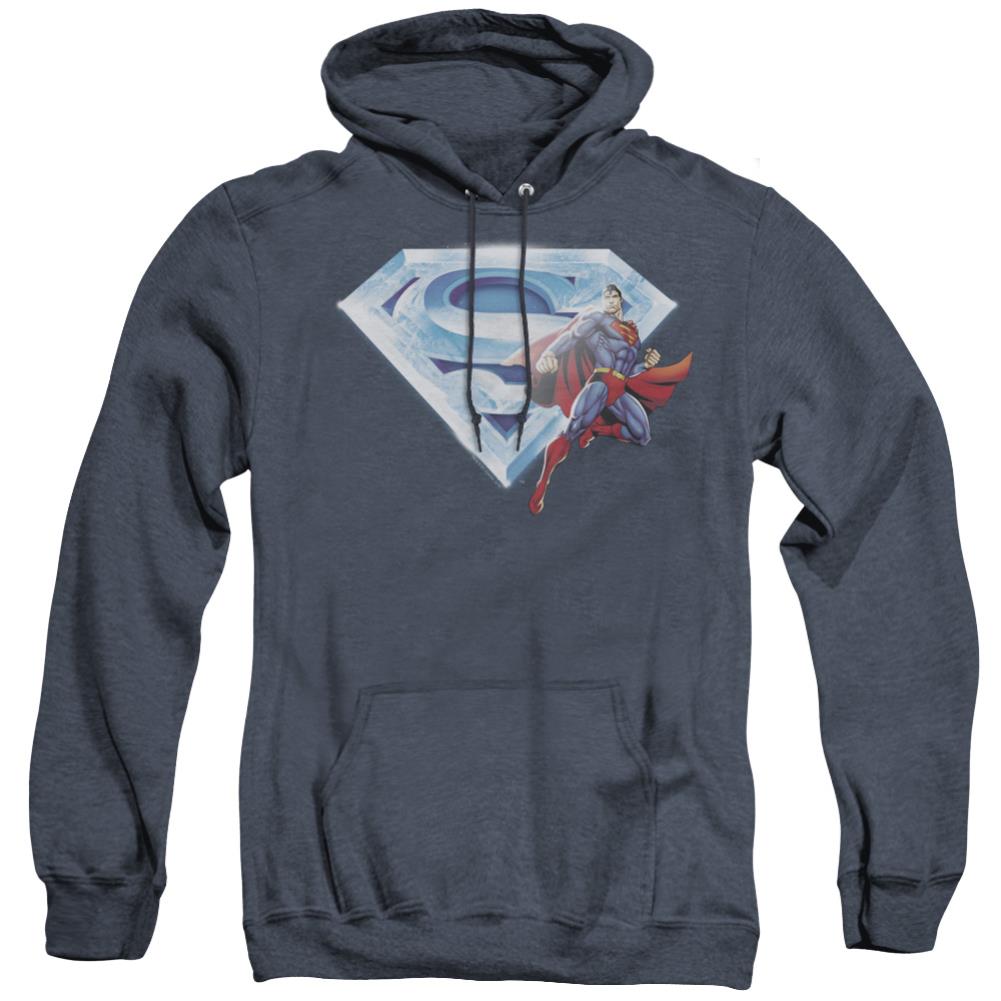 Superman Superman & Crystal Logo Men's Pull-Over Hoodie
