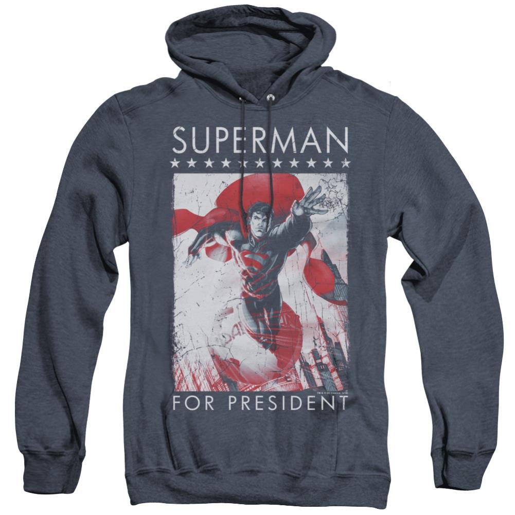Superman Superman For President Men's Pull-Over Hoodie