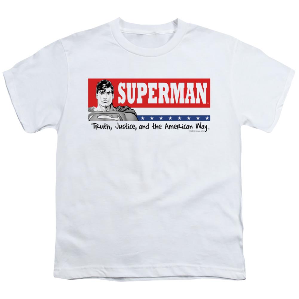 Superman Superman For President Youth 18/1 100% Cotton SS T
