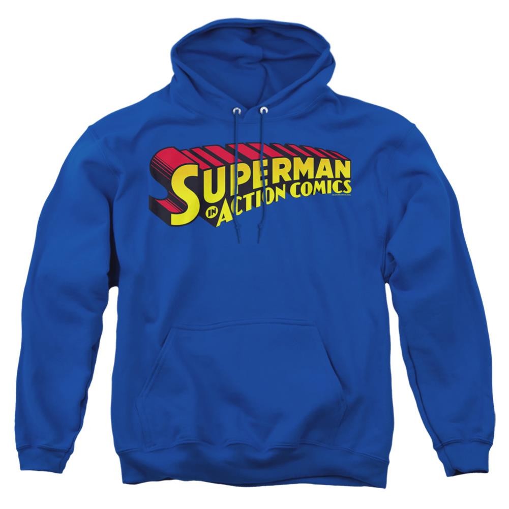 Superman Superman In Men's Pull-Over 75 25 Poly Hoodie
