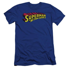 Superman Superman In Men's Ultra-Soft 30/1 Cotton Slim SS T