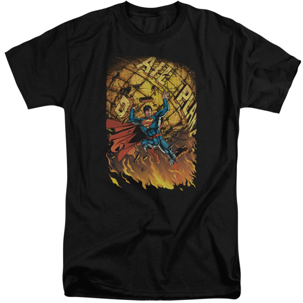 Superman Superman #1 Men's 18/1 Tall Cotton SS T