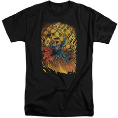 Superman Superman #1 Men's 18/1 Tall Cotton SS T