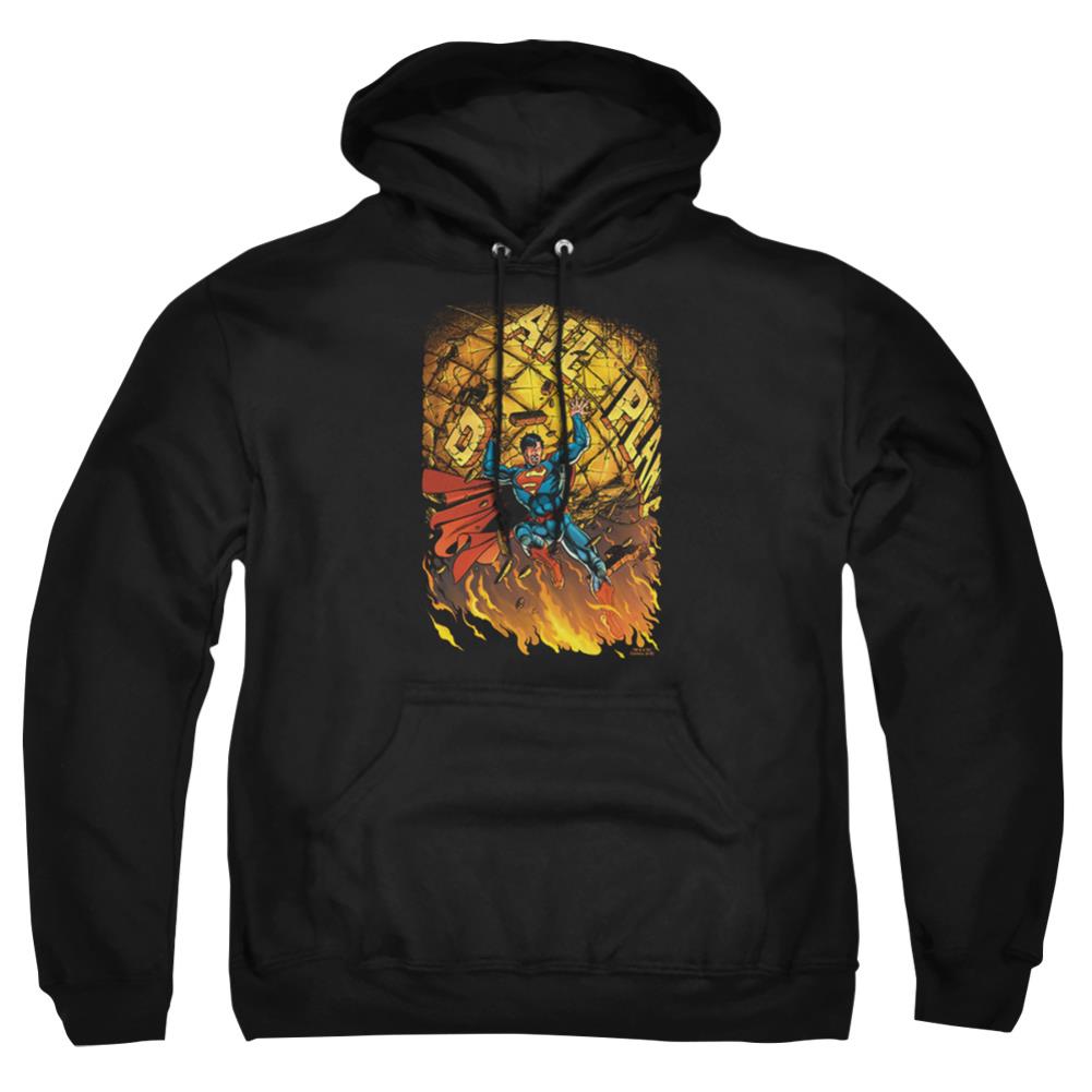 Superman Superman #1 Men's Pull-Over 75 25 Poly Hoodie