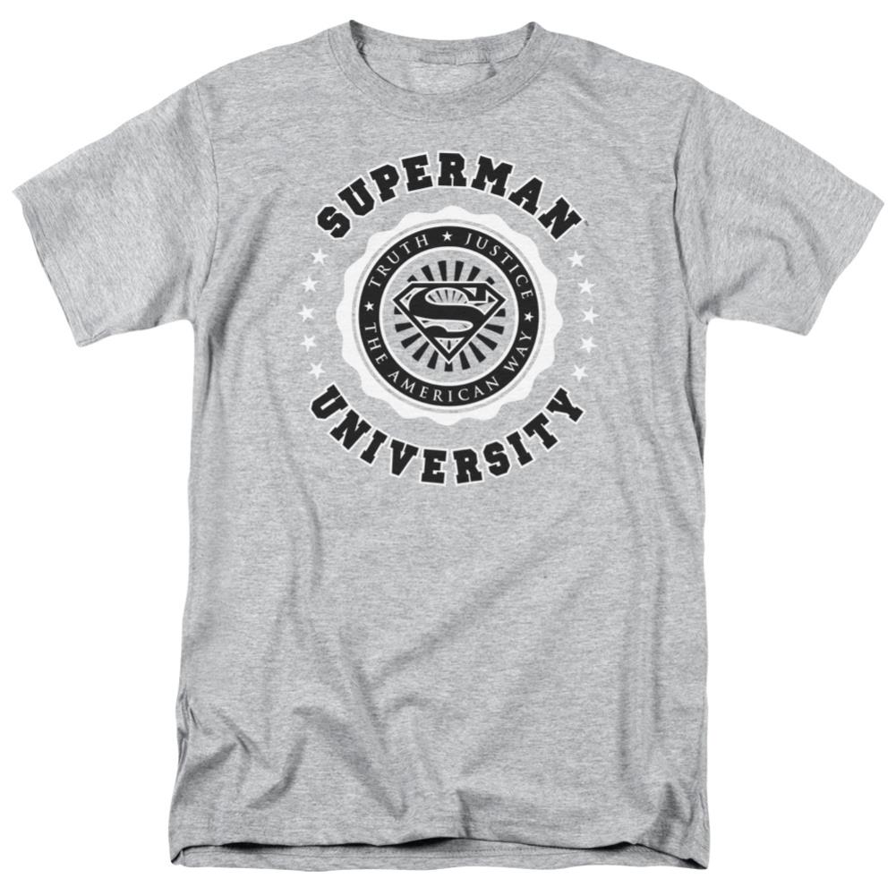 Superman Superman University Men's 18/1 Cotton SS T
