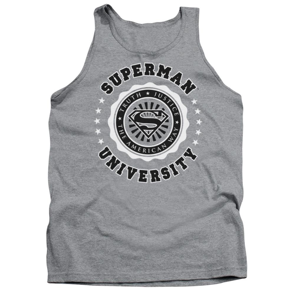 Superman Superman University Men's 18/1 Cotton Tank Top
