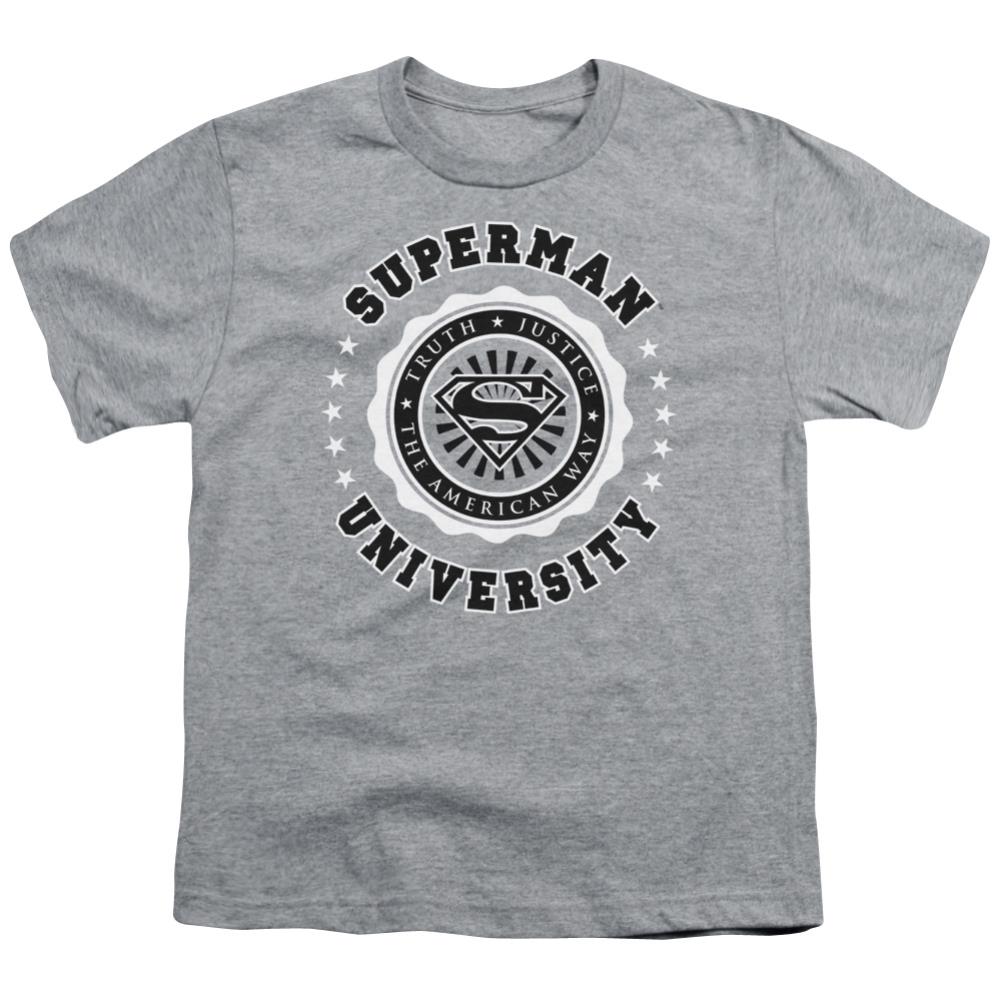 Superman Superman University Youth 18/1 100% Cotton SS T