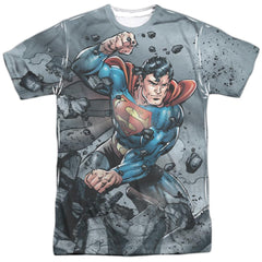 Superman Superman Vs Doomsday Men's Regular Fit Polyester SS T