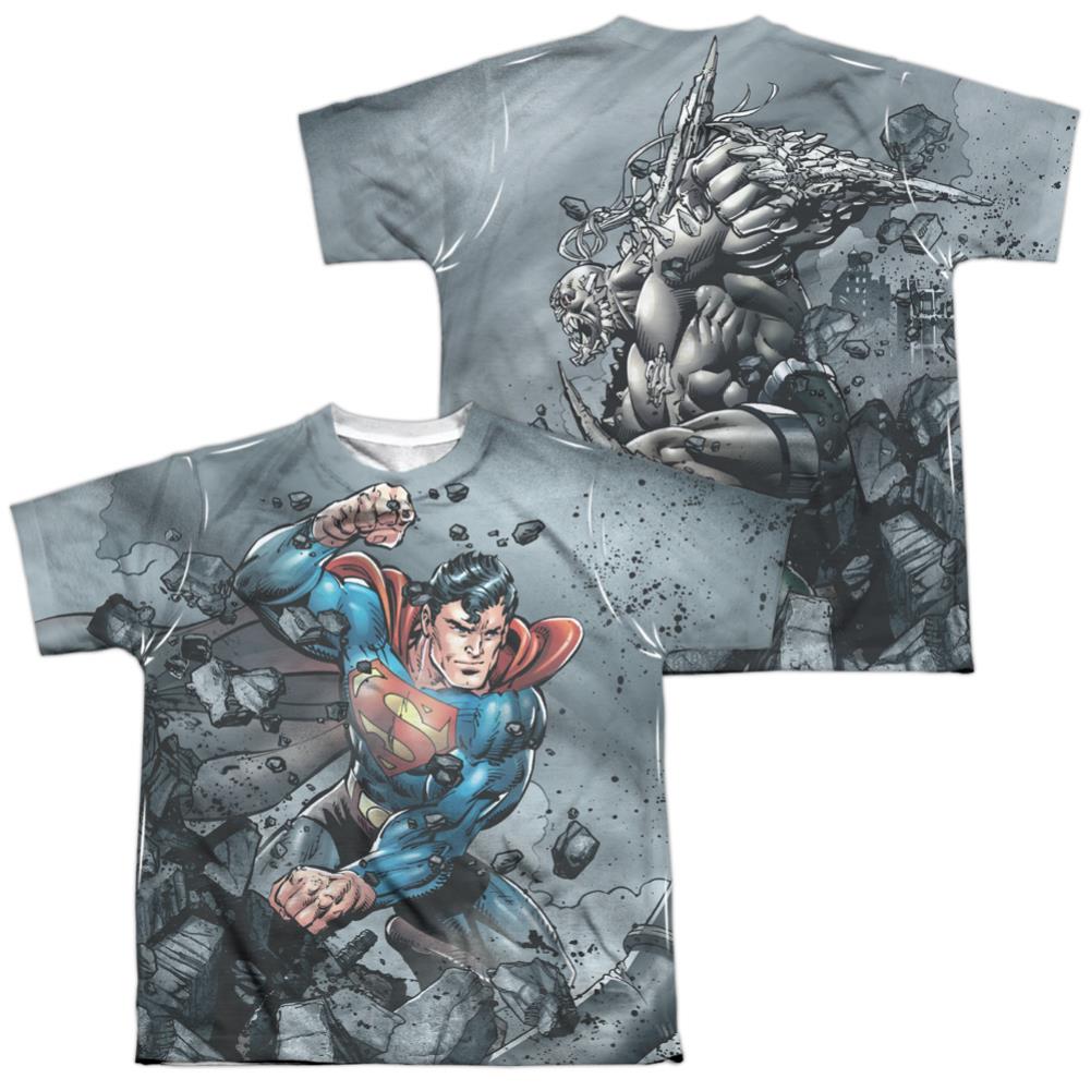 Superman Superman Vs Doomsday Youth Regular Fit Poly SS T
