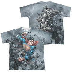 Superman Superman Vs Doomsday Youth Regular Fit Poly SS T
