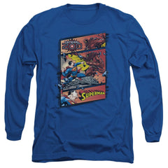 Superman Superman Vs Zod Men's 18/1 Cotton LS T