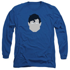 Superman Supes Head Men's 18/1 Cotton LS T