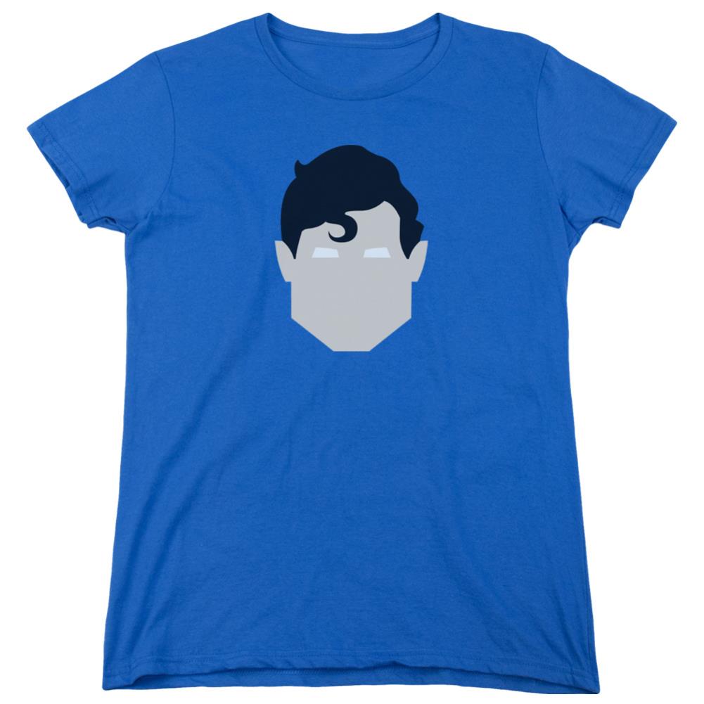 Superman Supes Head Women's 18/1 Cotton SS T