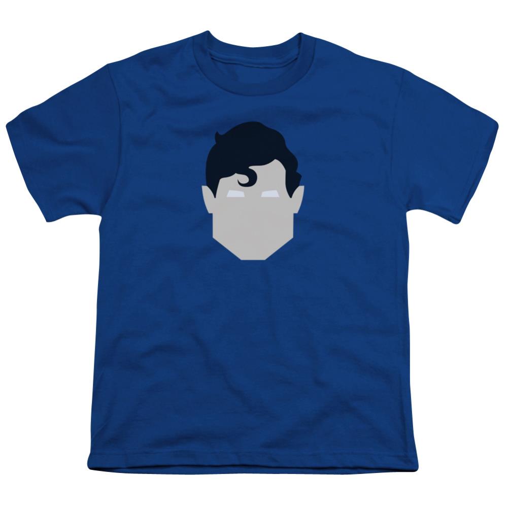 Superman Supes Head Youth 18/1 100% Cotton SS T