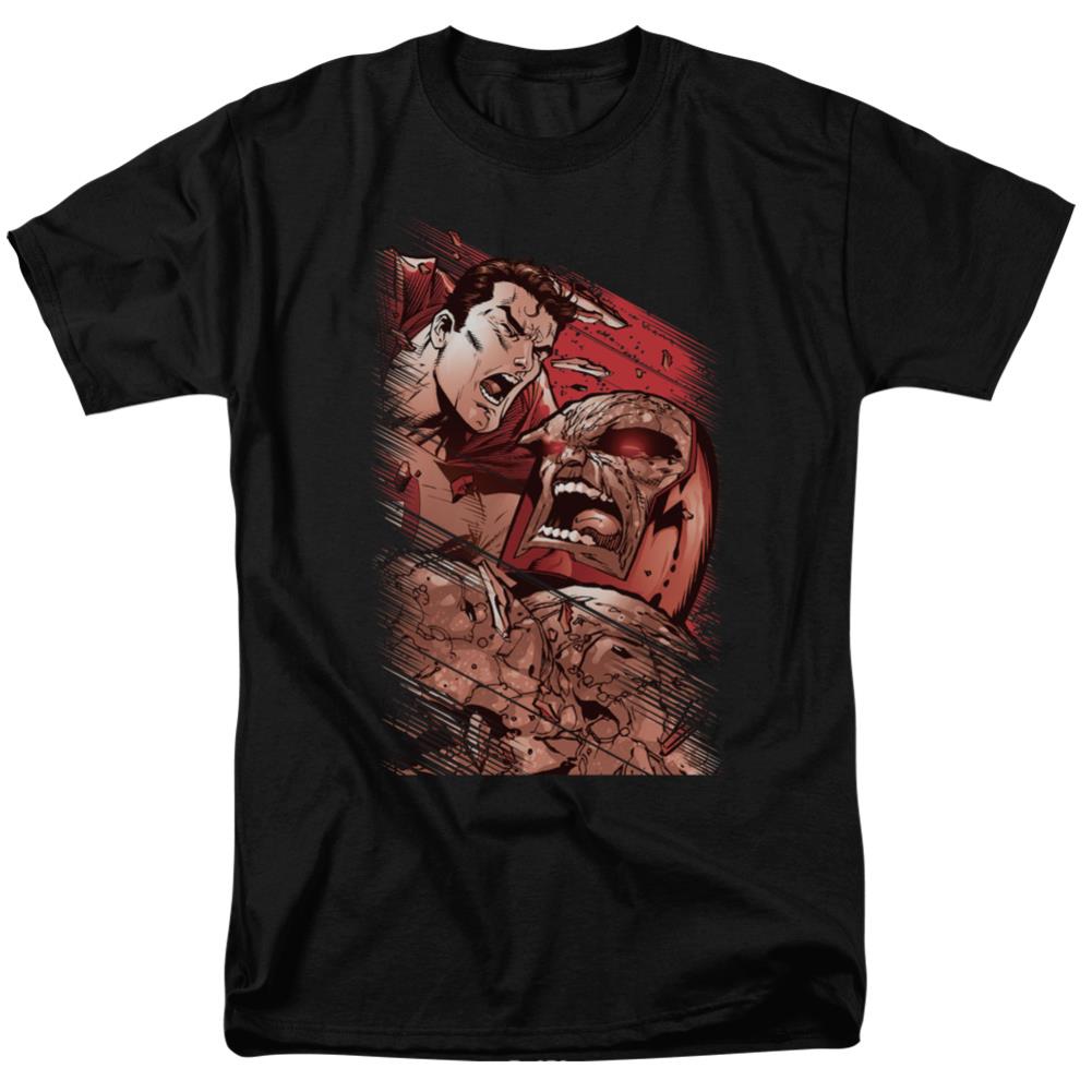 Superman Supes Vs Darkseid Men's 18/1 Cotton SS T