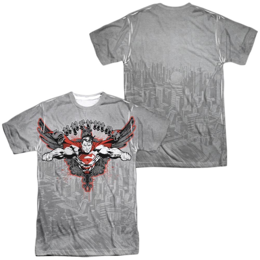 Superman Take Wing Men's Regular Fit Polyester SS T