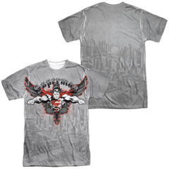 Superman Take Wing Men's Regular Fit Polyester SS T