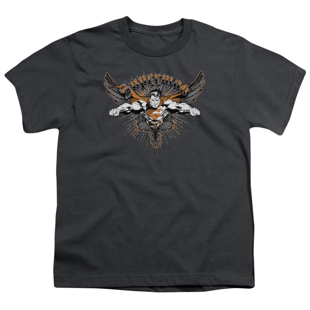 Superman Take Wing Youth 18/1 100% Cotton SS T