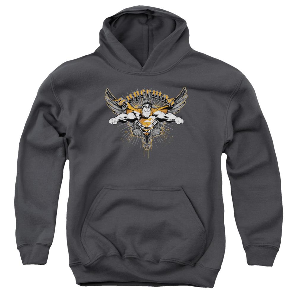 Superman Take Wing Youth Cotton Poly Pull-Over Hoodie