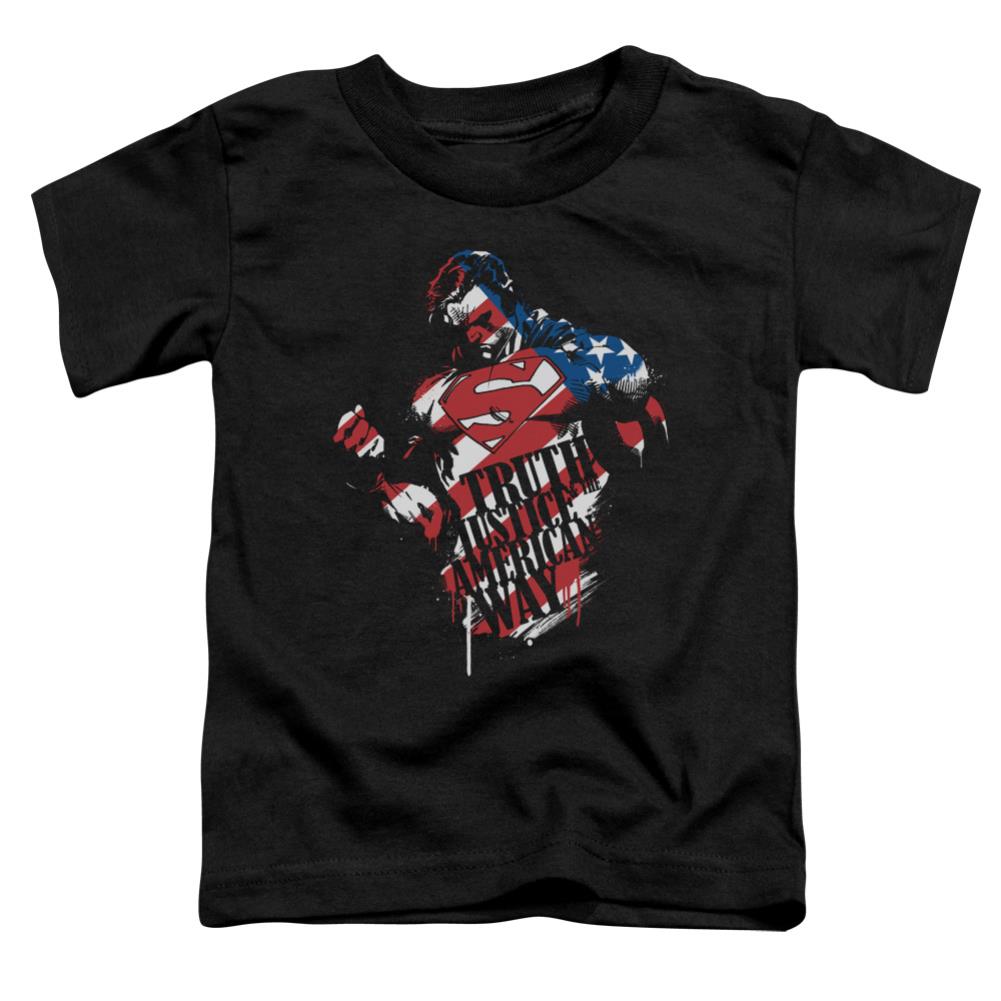 Superman The American Way Toddler 18/1 Cotton SS T