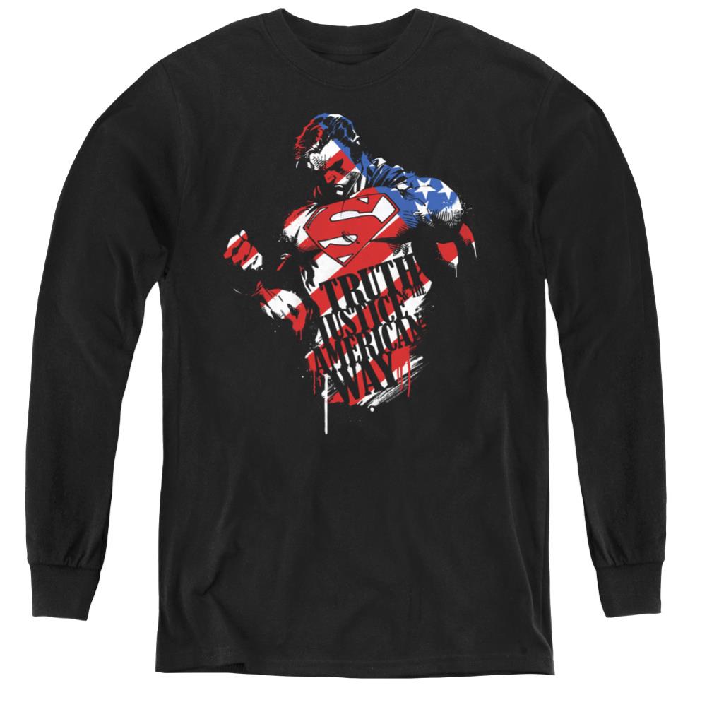Superman The American Way Youth LS T