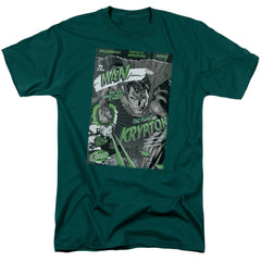 Superman The Man From Krypton Men's 18/1 Cotton SS T