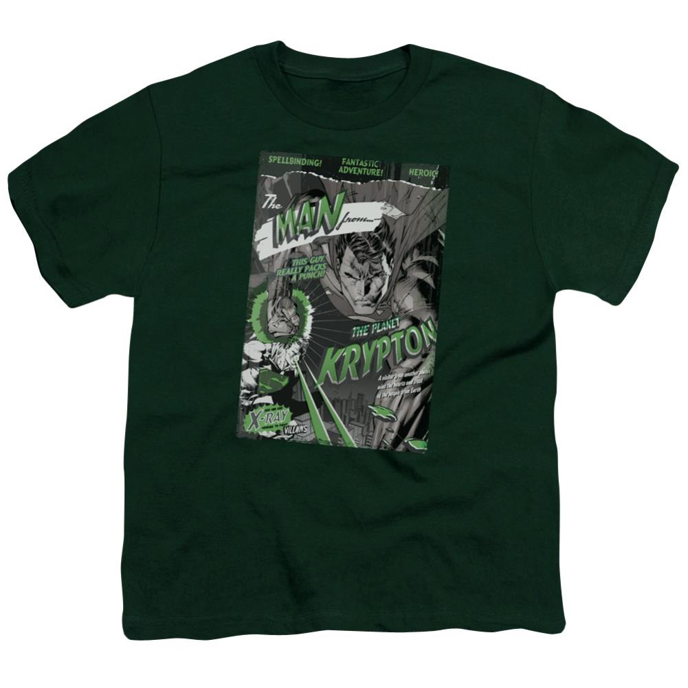 Superman The Man From Krypton Youth 18/1 100% Cotton SS T
