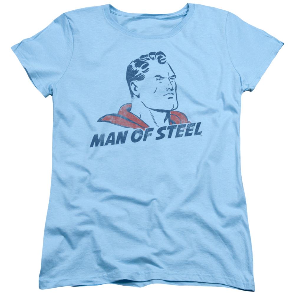 Superman The Man Women's 18/1 Cotton SS T