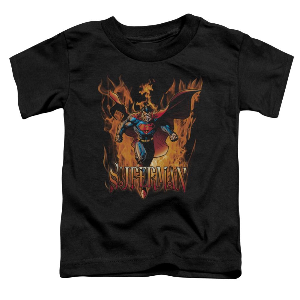 Superman Through The Fire Toddler 18/1 Cotton SS T
