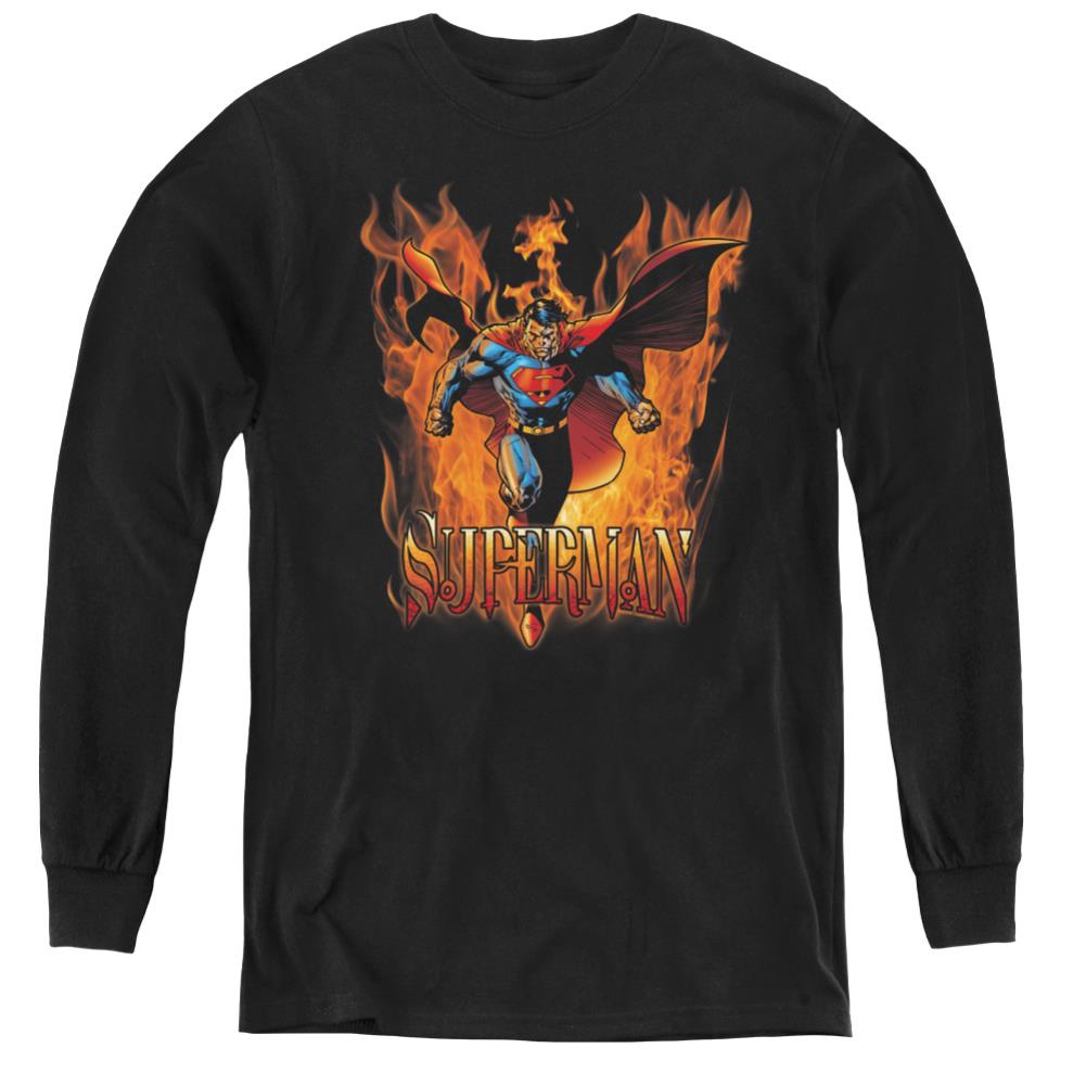 Superman Through The Fire Youth LS T