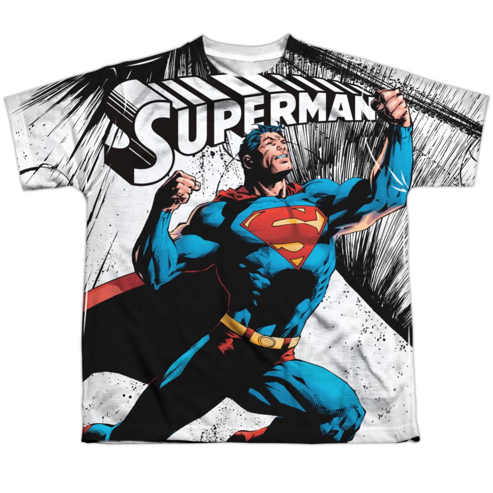 Superman To Infinity Youth Regular Fit Poly SS T