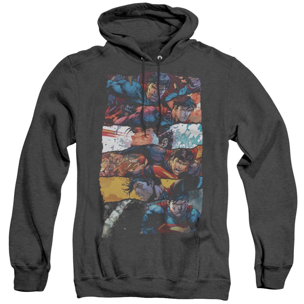 Superman Torn Collage Men's Pull-Over Hoodie