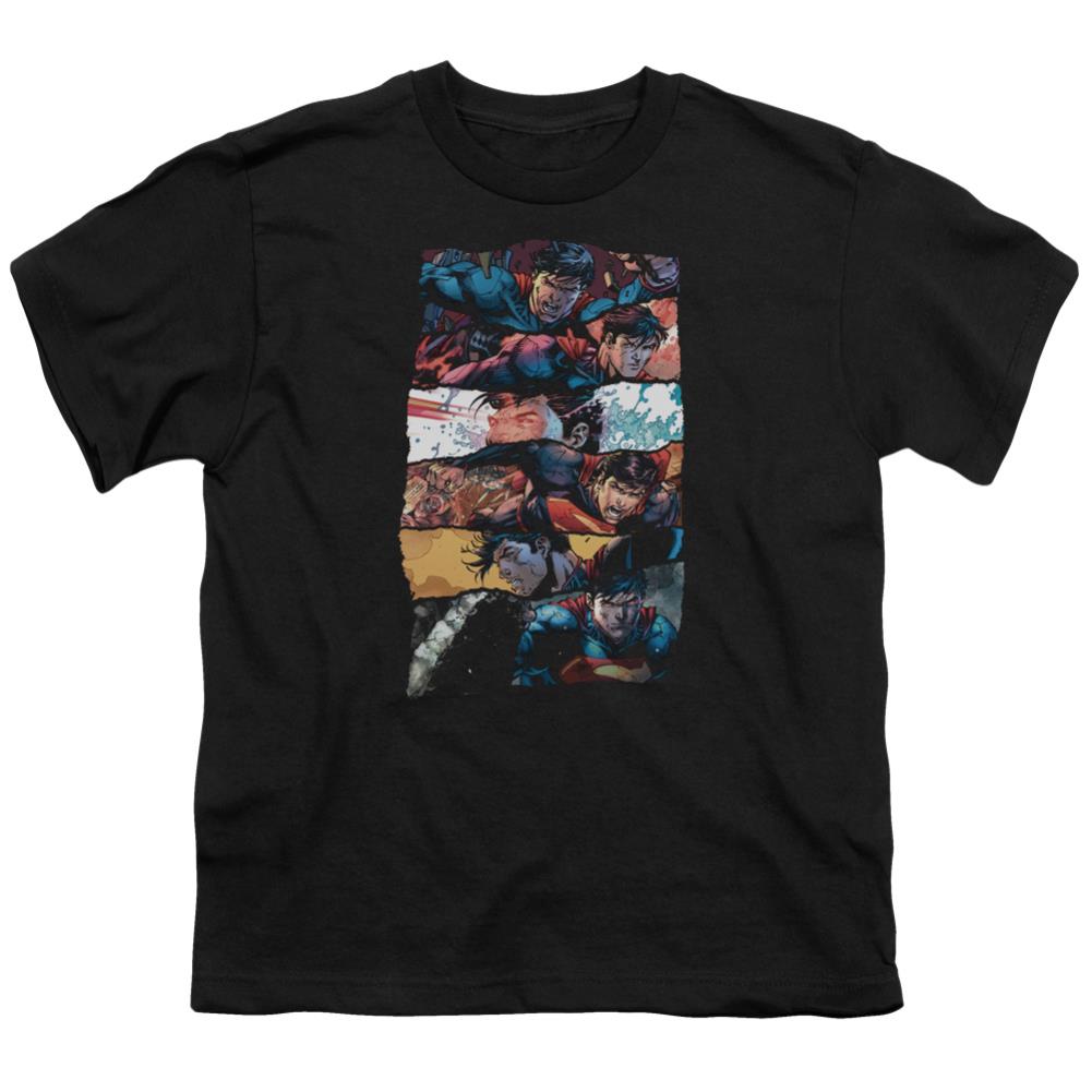 Superman Torn Collage Youth 18/1 100% Cotton SS T