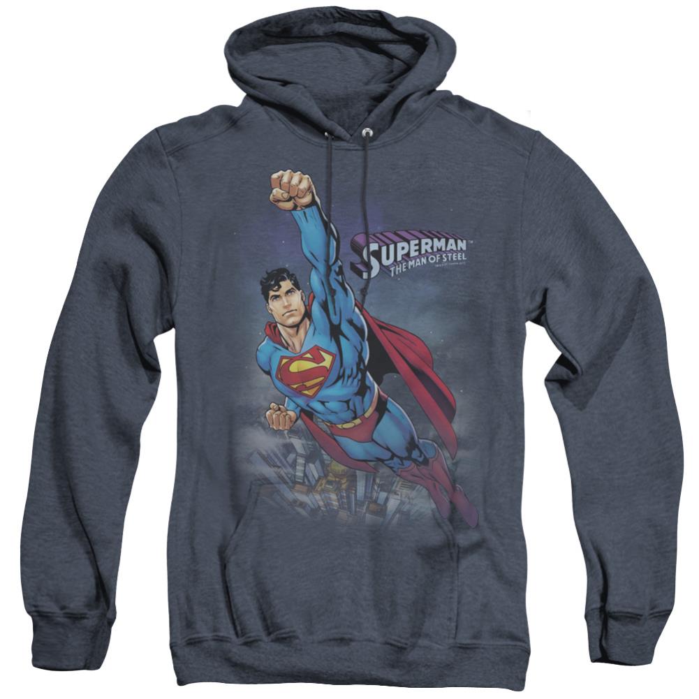 Superman Twilight Flight Men's Pull-Over Hoodie