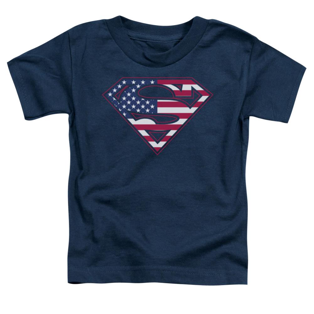 Superman U S Shield Toddler 18/1 Cotton SS T