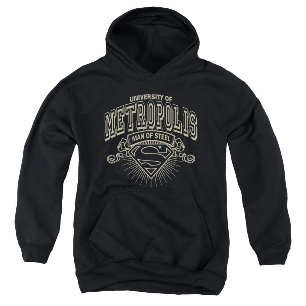 Superman University Of Metropolis Youth Cotton Poly Pull-Over Hoodie
