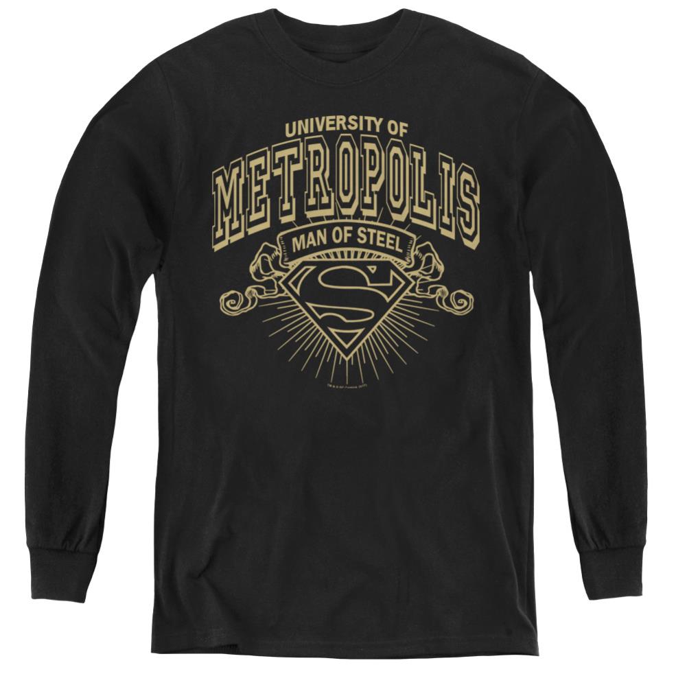 Superman University Of Metropolis Youth LS T