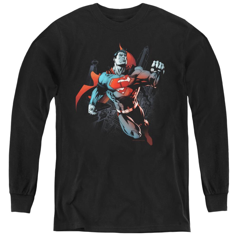 Superman Up In The Sky Youth LS T