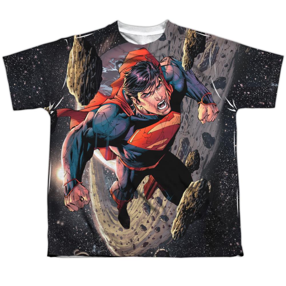 Superman Up Up Youth Regular Fit Poly SS T