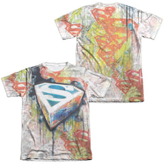 Superman Urban Shields Men's Regular Fit Poly Cotton SS T