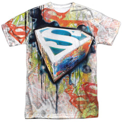 Superman Urban Shields Men's Regular Fit Polyester SS T