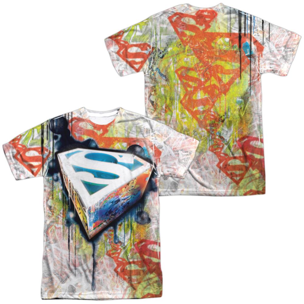 Superman Urban Shields Men's Regular Fit Polyester SS T