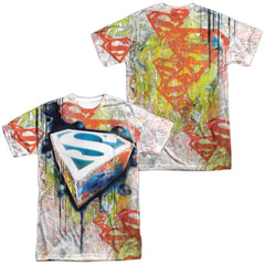 Superman Urban Shields Men's Regular Fit Polyester SS T