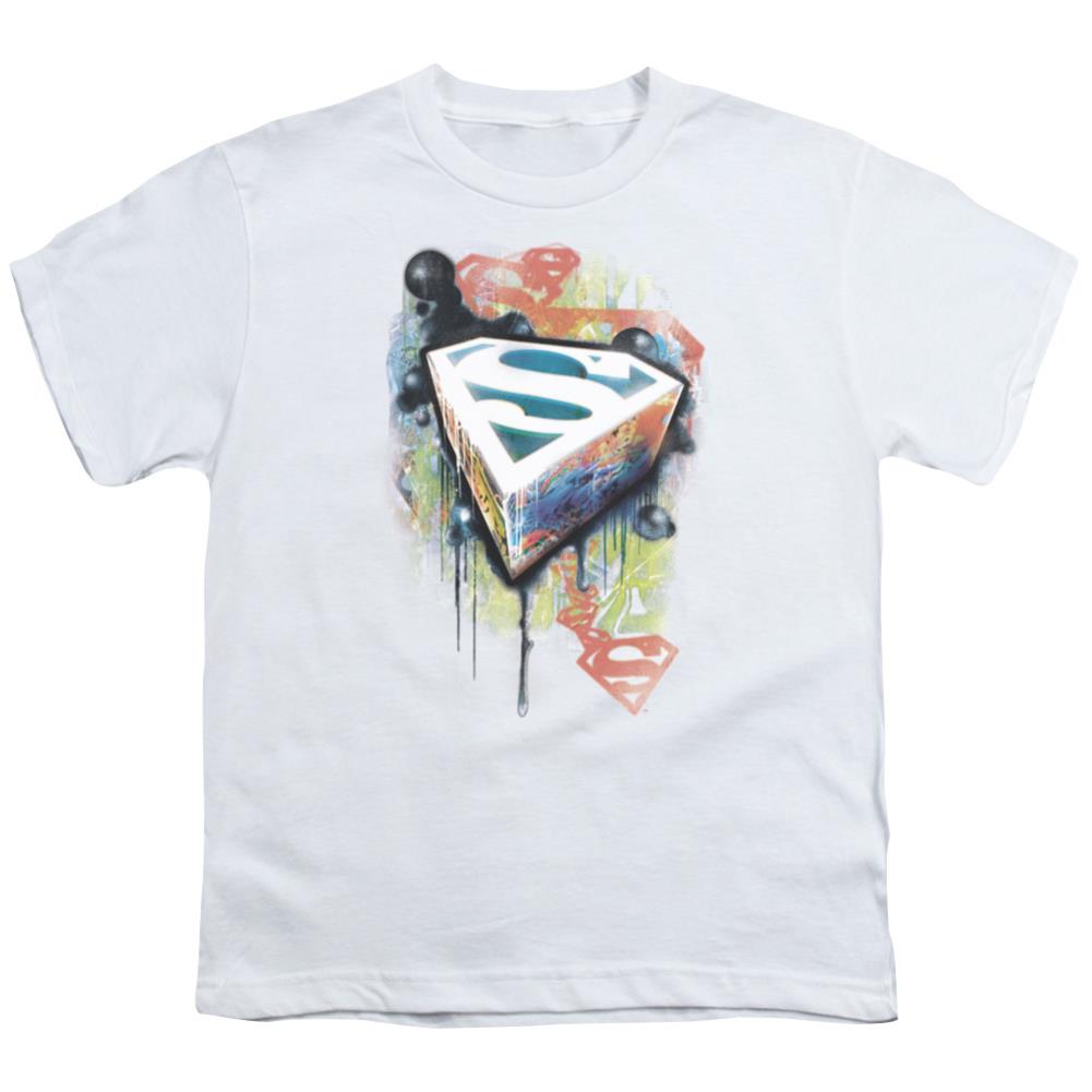 Superman Urban Shields Youth 18/1 100% Cotton SS T