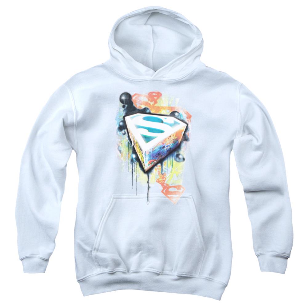 Superman Urban Shields Youth Cotton Poly Pull-Over Hoodie
